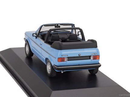 Volkswagen Golf Mki Cabriolet Open 1979 1:43 Minichamps svetlomodrá