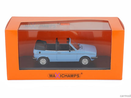 Volkswagen Golf Mki Cabriolet Open 1979 1:43 Minichamps svetlomodrá