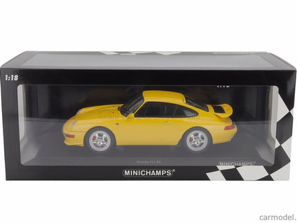 Porsche 911 993 RS Coupe 1994 1:18 Minichamps žltá
