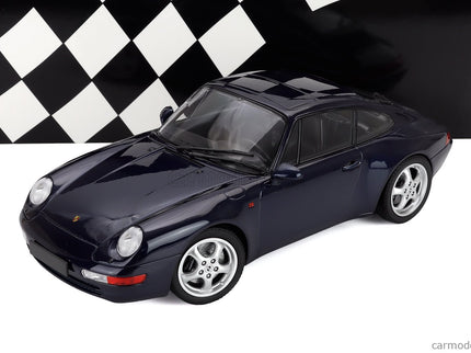 Porsche 911 993 Coupe 1993 1:18 Minichamps modrá metalická
