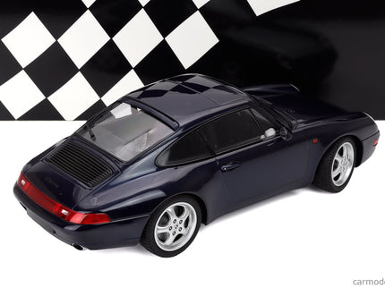 Porsche 911 993 Coupe 1993 1:18 Minichamps modrá metalická