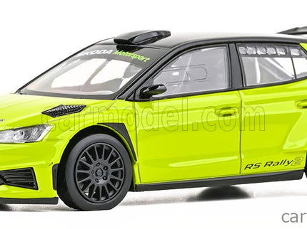 Skoda Fabia IV RS RALLY2 2022 1:43 Abrex Mamba zelená