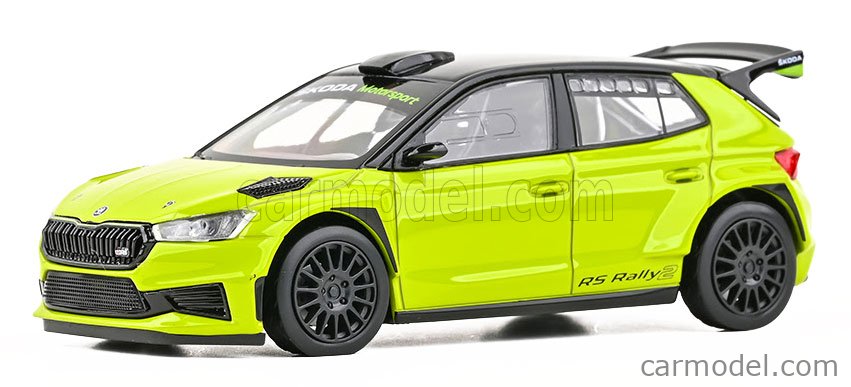 Skoda Fabia IV RS RALLY2 2022 1:43 Abrex Mamba zelená