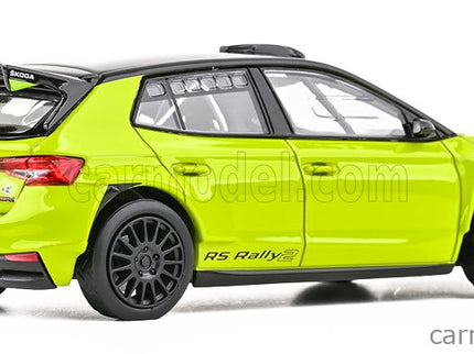 Skoda Fabia IV RS RALLY2 2022 1:43 Abrex Mamba zelená