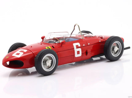 Ferrari F1 156 Sharknose 3. Miesto N°6 Belgium GP 1961 Richie Ginther 1:18 Werk83 červená