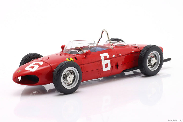 Ferrari F1 156 Sharknose 3. Miesto N°6 Belgium GP 1961 Richie Ginther 1:18 Werk83 červená