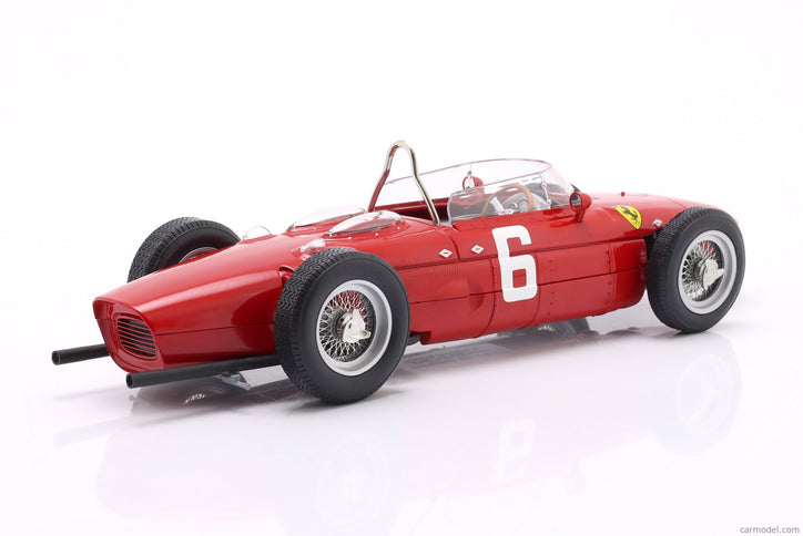 Ferrari F1 156 Sharknose 3. Miesto N°6 Belgium GP 1961 Richie Ginther 1:18 Werk83 červená