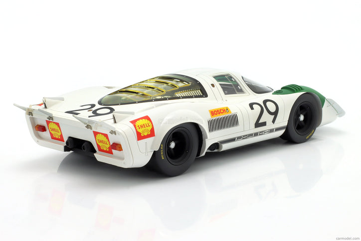 Porsche 917K 4.9L N°29 Víťaz 1000km Zeltweg 1969 JO Siffert - Kurt Ahrens 1:18 Werk83 biela zelená