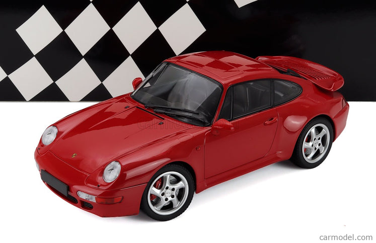 Porsche 911 993 Turbo Coupe 1995 1:18 Minichamps červená