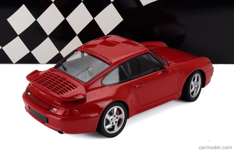 Porsche 911 993 Turbo Coupe 1995 1:18 Minichamps červená