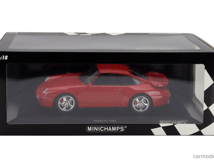 Porsche 911 993 Turbo Coupe 1995 1:18 Minichamps červená