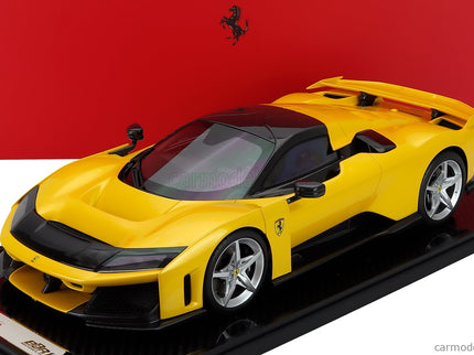 Ferrari F80 2024 - Silver Disky 1:12 BBR Models GIALLO TRISTRATO - YELLOW