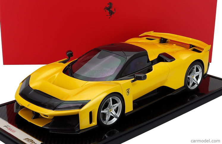 Ferrari F80 2024 - Silver Disky 1:12 BBR Models GIALLO TRISTRATO - YELLOW