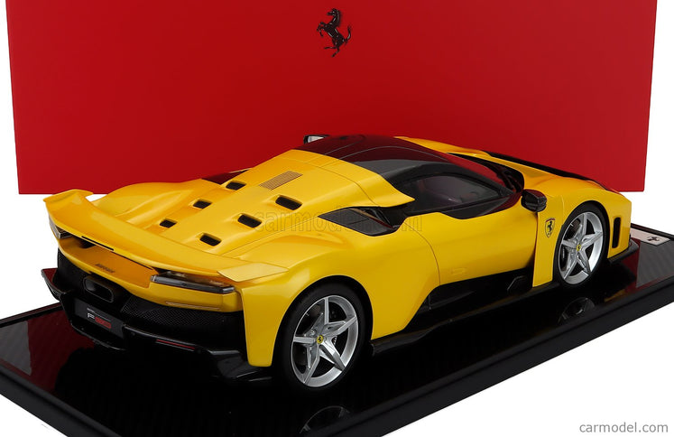 Ferrari F80 2024 - Silver Disky 1:12 BBR Models GIALLO TRISTRATO - YELLOW
