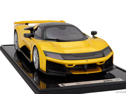 Ferrari F80 2024 - Silver Disky 1:12 BBR Models GIALLO TRISTRATO - YELLOW