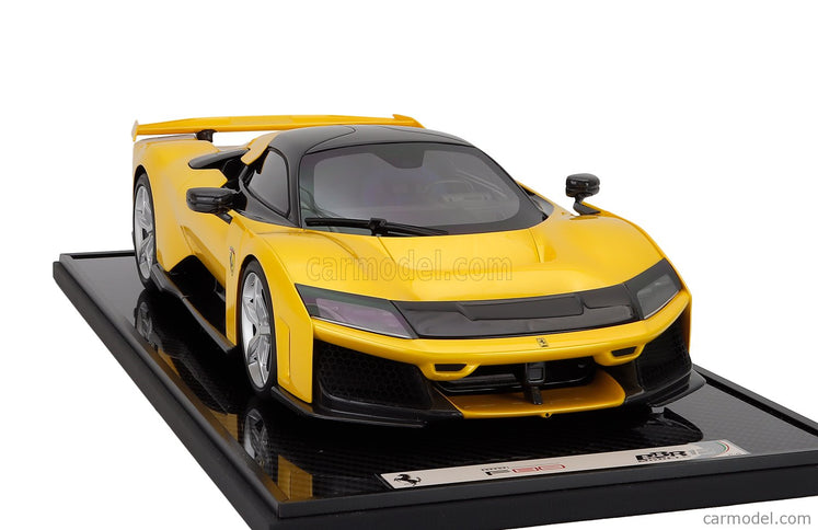 Ferrari F80 2024 - Silver Disky 1:12 BBR Models GIALLO TRISTRATO - YELLOW