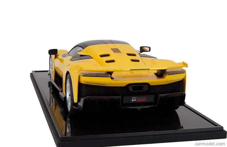 Ferrari F80 2024 - Silver Disky 1:12 BBR Models GIALLO TRISTRATO - YELLOW