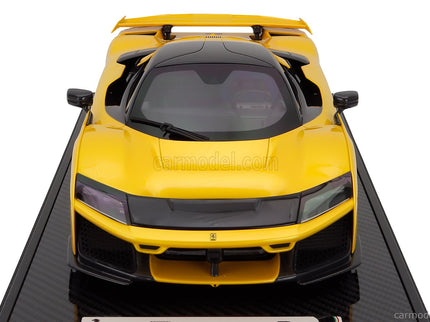 Ferrari F80 2024 - Silver Disky 1:12 BBR Models GIALLO TRISTRATO - YELLOW
