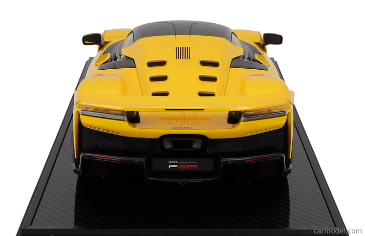 Ferrari F80 2024 - Silver Disky 1:12 BBR Models GIALLO TRISTRATO - YELLOW