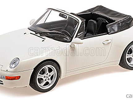 Porsche 911 993 Cabriolet Open 1994 1:18 Minichamps biela