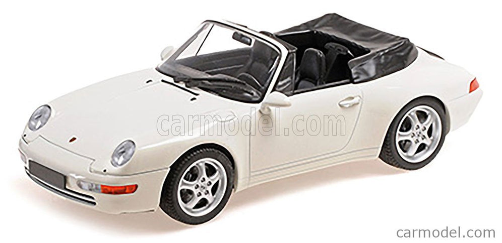 Porsche 911 993 Cabriolet Open 1994 1:18 Minichamps biela