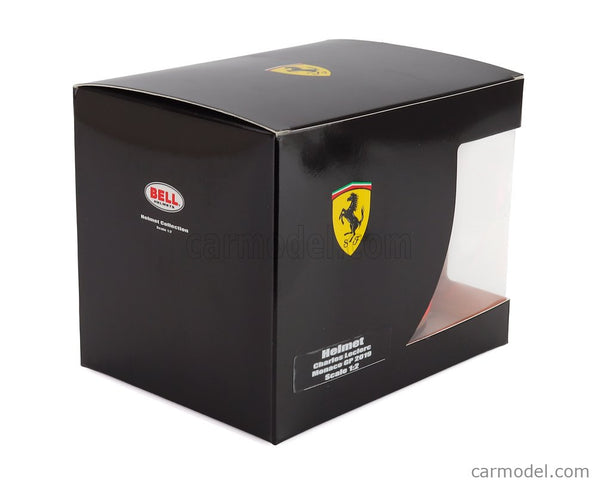 Bell Helmet Charles Leclerc F1 Monaco GP 2019 N°16 SF-26 Team Ferrari Mission Winnow - Tribute Herve Leclerc A Jules Bianchi 1:2 Mini Helmet modrá žltá červená