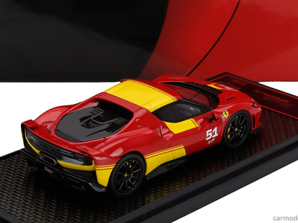 Ferrari 296 Speciale N°51 (499P 24h Le Mans Livery) 2025 1:43 BBR Models červená žltá