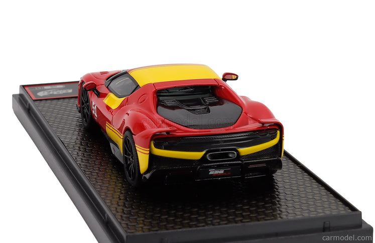 Ferrari 296 Speciale N°51 (499P 24h Le Mans Livery) 2025 1:43 BBR Models červená žltá