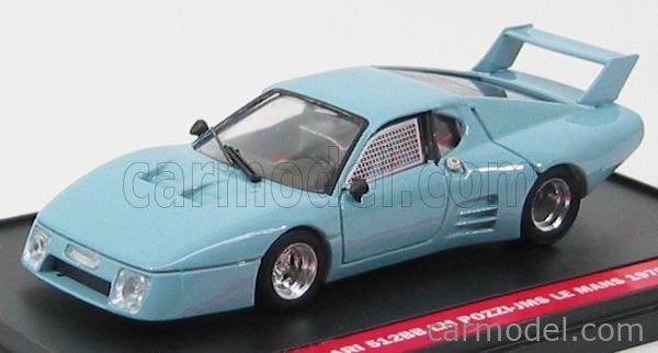 Ferrari 512BB LM N°62-63 24h Le Mans 1979 1:43 Brumm červená svetlomodrá