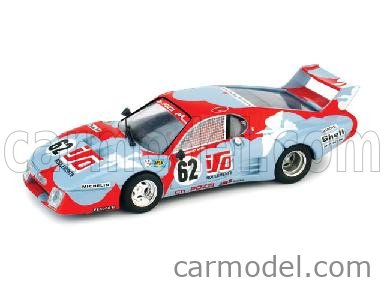 Ferrari 512BB LM N°62-63 24h Le Mans 1979 1:43 Brumm červená svetlomodrá