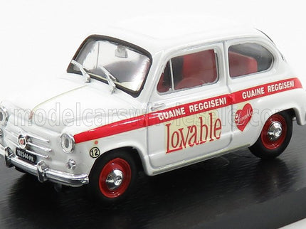 FIAT | 600D - ABBIGLIAMENTO INTIMO LOVABLE 1965 | WHITE RED