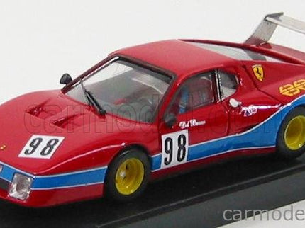 Ferrari 512BB LM N°98 Monza 1982 Del Buono - Govoni Guercino 1:43 Brumm červená modrá