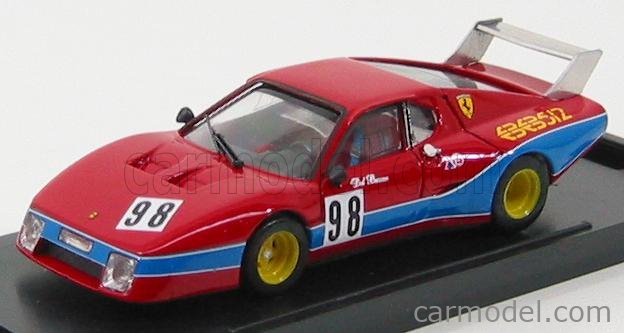 Ferrari 512BB LM N°98 Monza 1982 Del Buono - Govoni Guercino 1:43 Brumm červená modrá