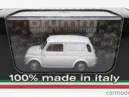 Autobianchi 500 Van - Furgoncino 1972 - 1975 1:43 Brumm biela