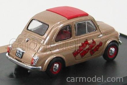 Fiat 500D 1960 - Hobby Model Expo 2007 1:43 Brumm zlatá metalická