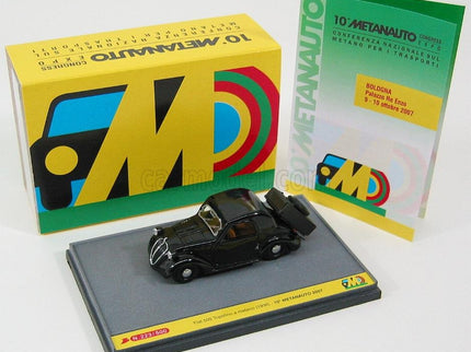 Fiat 500A Topolno 1 Series A Metano - 10. Miesto Metanauto 2007 1:43 Brumm čierna