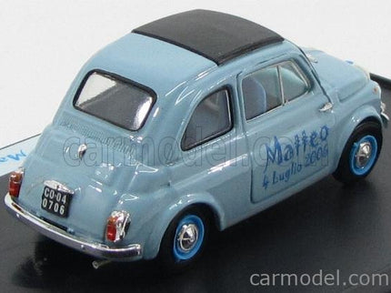Fiat 500D 1960 - E' Nato Matteo Como 4 Luglio 2006 1:43 Brumm svetlomodrá