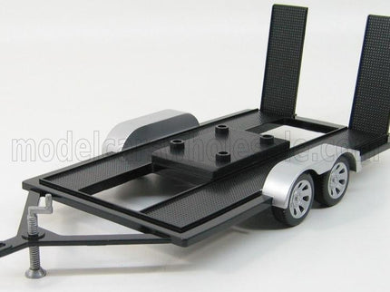 ACCESSORIES | CARRELLO TRASPORTO AUTO 2-ASSI - CAR TRANSPORTER TRAILER | BLACK SILVER