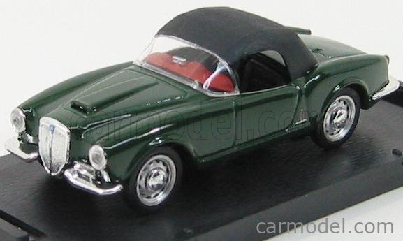 Lancia Aurelia B24 Spider Closed America 1956 1:43 Brumm tmavozelená