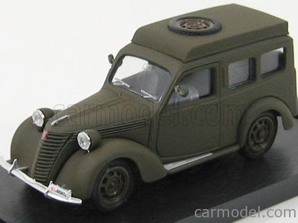 Fiat 1100 Furgone Carabinieri Radiomobile 1950 1:43 Brumm vojenská zelená