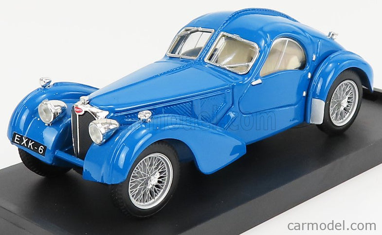 Bugatti 57 S Coupe 1934-36 1:43 Brumm svetlomodrá