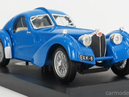 Bugatti 57 S Coupe 1934-36 1:43 Brumm svetlomodrá