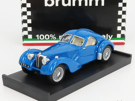 Bugatti 57 S Coupe 1934-36 1:43 Brumm svetlomodrá