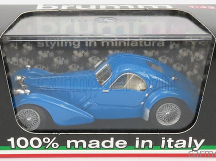 Bugatti 57 S Coupe 1934-36 1:43 Brumm svetlomodrá