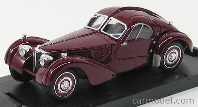 Bugatti 57S Atlantic Coupe 1934 1:43 Brumm bordó