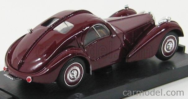 Bugatti 57S Atlantic Coupe 1934 1:43 Brumm bordó