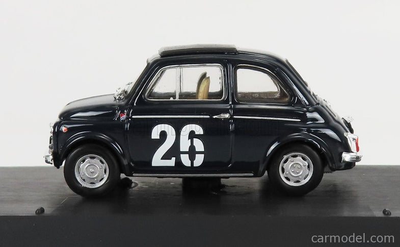 Fiat 500TV Giannini N°26 Víťaz Turismo Femminile Bolzano-Mendola 1968 Liliana De Menna 1:43 Brumm modrá