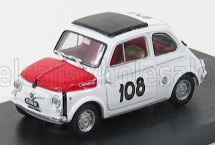 FIAT | 500 595 ABARTH N 108 TROFEO ITALIANO TURISMO WINNER COPPA GALLEGA 1965 LEONARDO DURST | WHITE RED