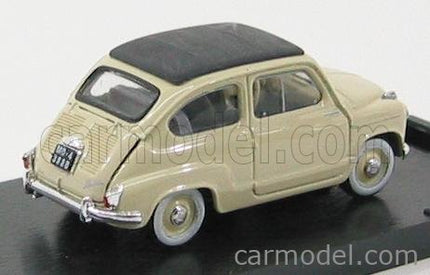 Fiat 600 1956 Tetto Chiuso - Closed Roof 1:43 Brumm béžová Chiaro