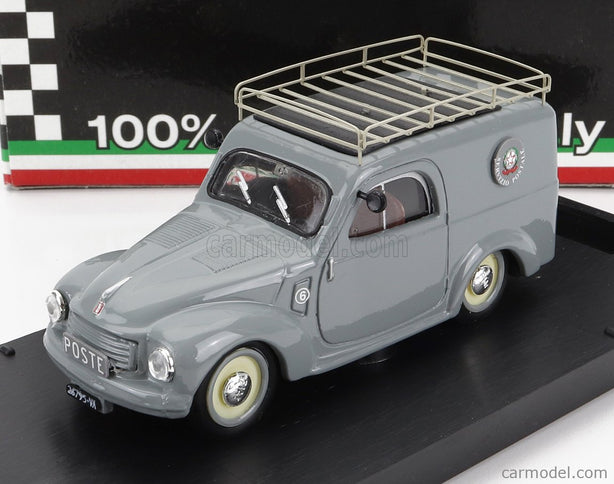 Fiat 500C Van Poste Italiane Servizio Postale Varese 1950 1:43 Brumm sivá
